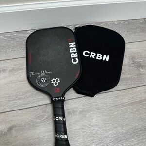 CRBN 1X Pickleball Paddle with Cover - Thomas Wilson Signature 12MM
